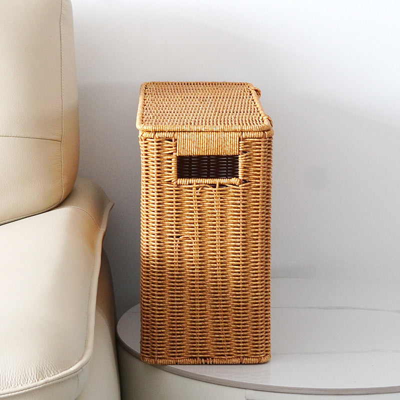 Ladies Elegant Laundry Basket made of Woven Material Bowlift