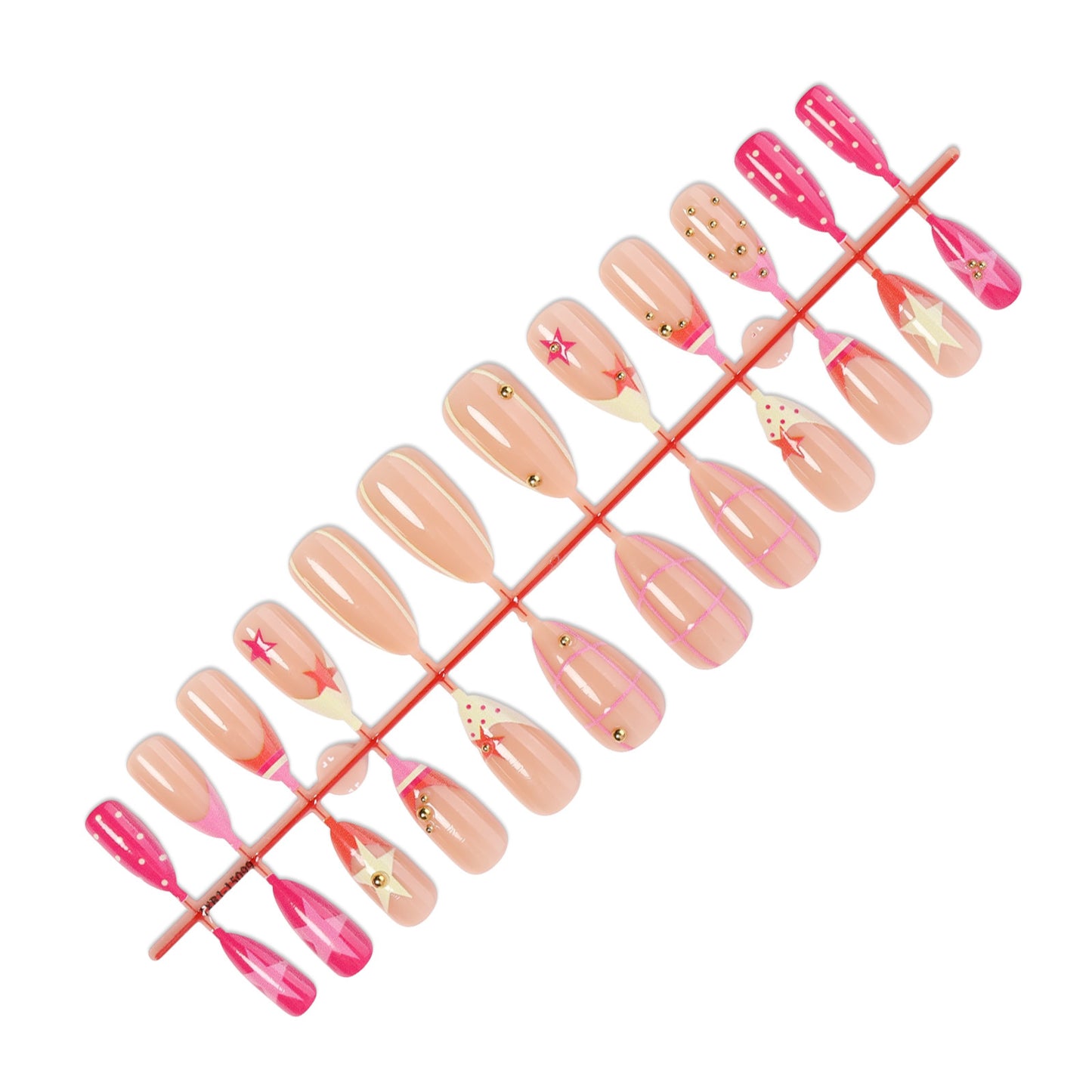 Decorative Themed Press-On Nail Art Set Acalora