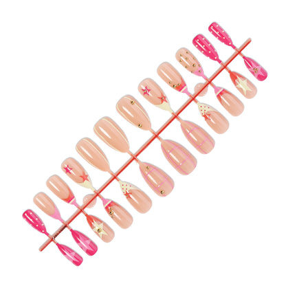 Decorative Themed Press-On Nail Art Set Acalora