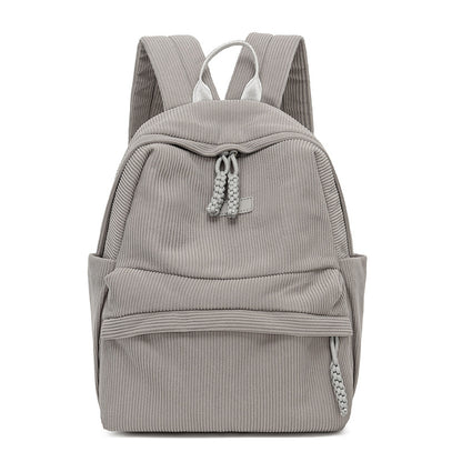 Stylish Corduroy Backpack Acalora