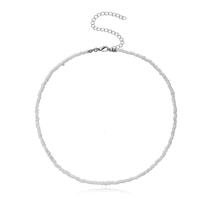 Colorful Beaded Choker Necklace Acalora