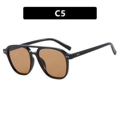 Women's modern square sunglasses with robust design and UV protection Karnz