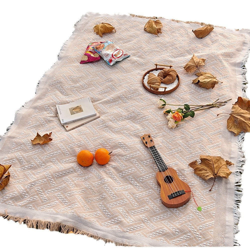 Cozy Woven Picnic Blanket
