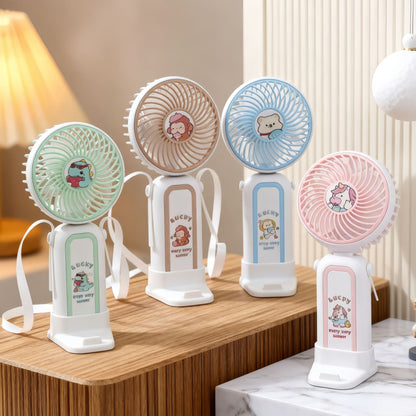 Women's Portable Hand Fan with Playful Unicorn Design Karnz