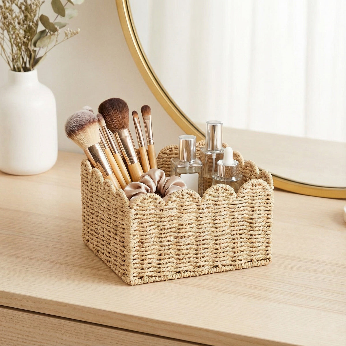 Basket with wave edge Acalora