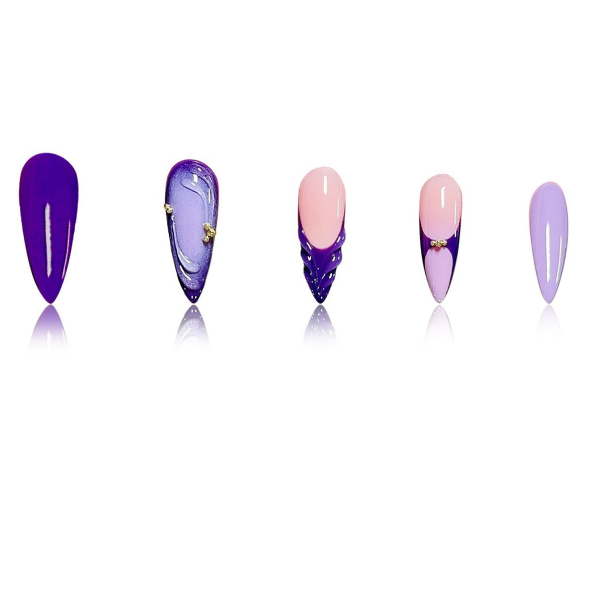 Stylish Stiletto Press-On Nail Set Acalora