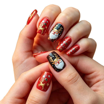 Christmas-Themed Nail Art Set Acalora