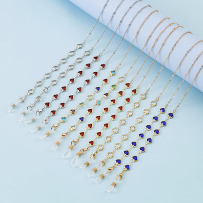 Heart-Shaped Eyewear Chain Acalora