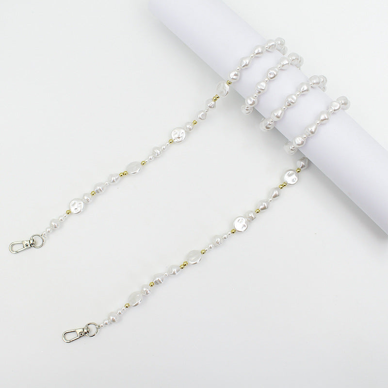 Pearl-Embellished Eyewear Chain Acalora