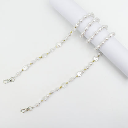 Pearl-Embellished Eyewear Chain Acalora