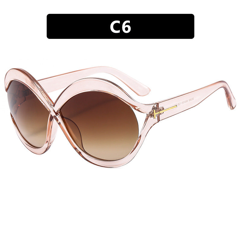Ladies extravagant shaped sunglasses Bowlift