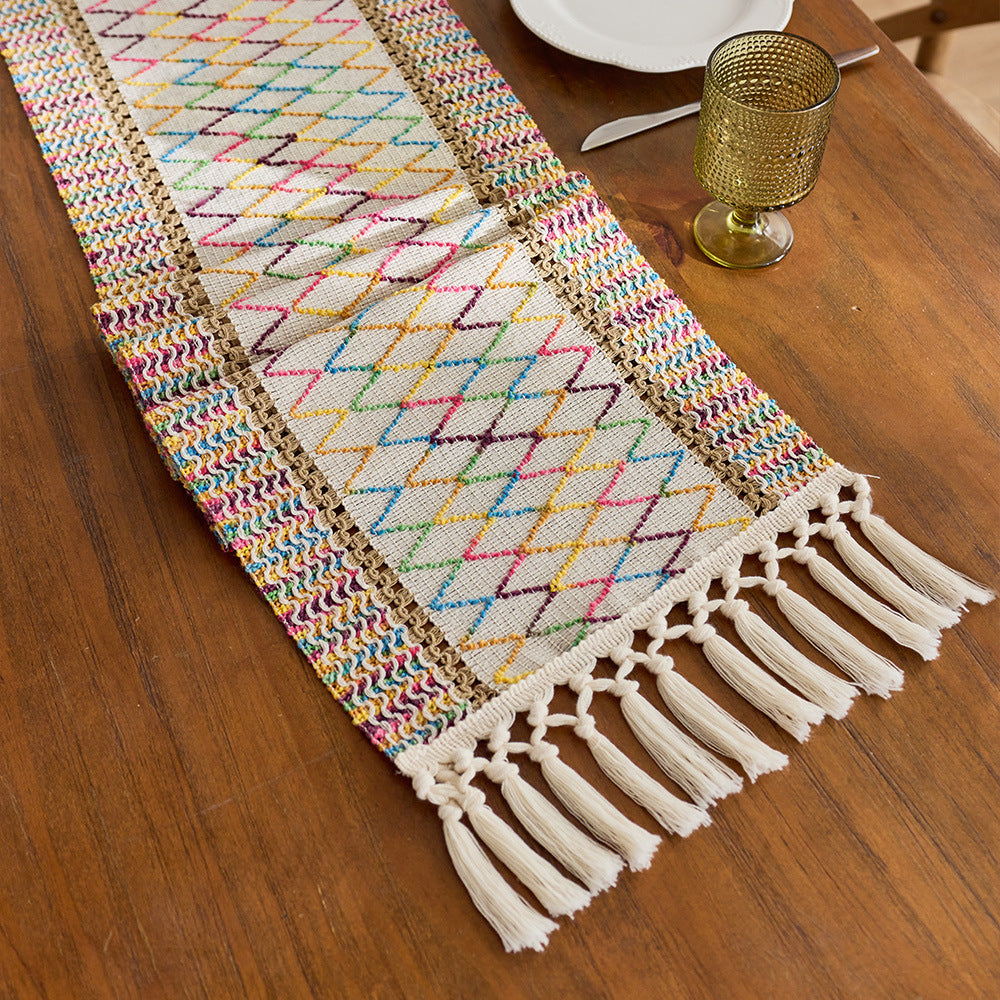 Elegant Knitted Table Runner