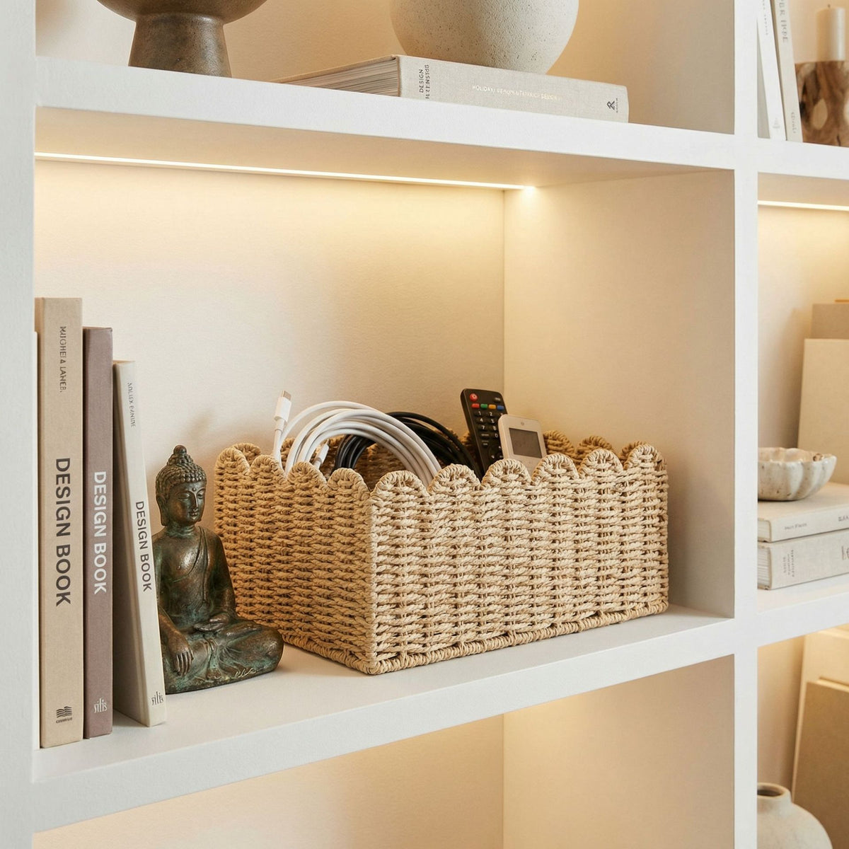 Basket with wave edge Acalora