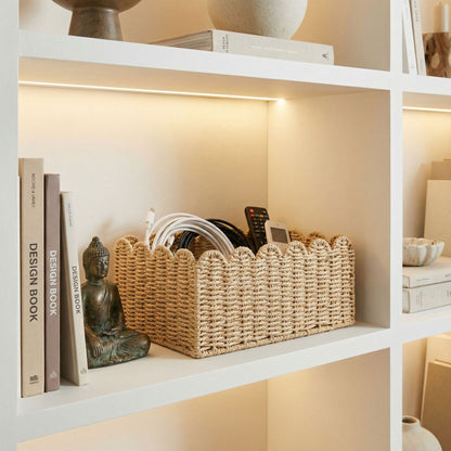 Basket with wave edge Acalora