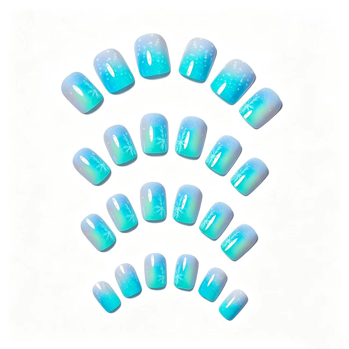 Artistic Winter Wonderland Nail Art Acalora