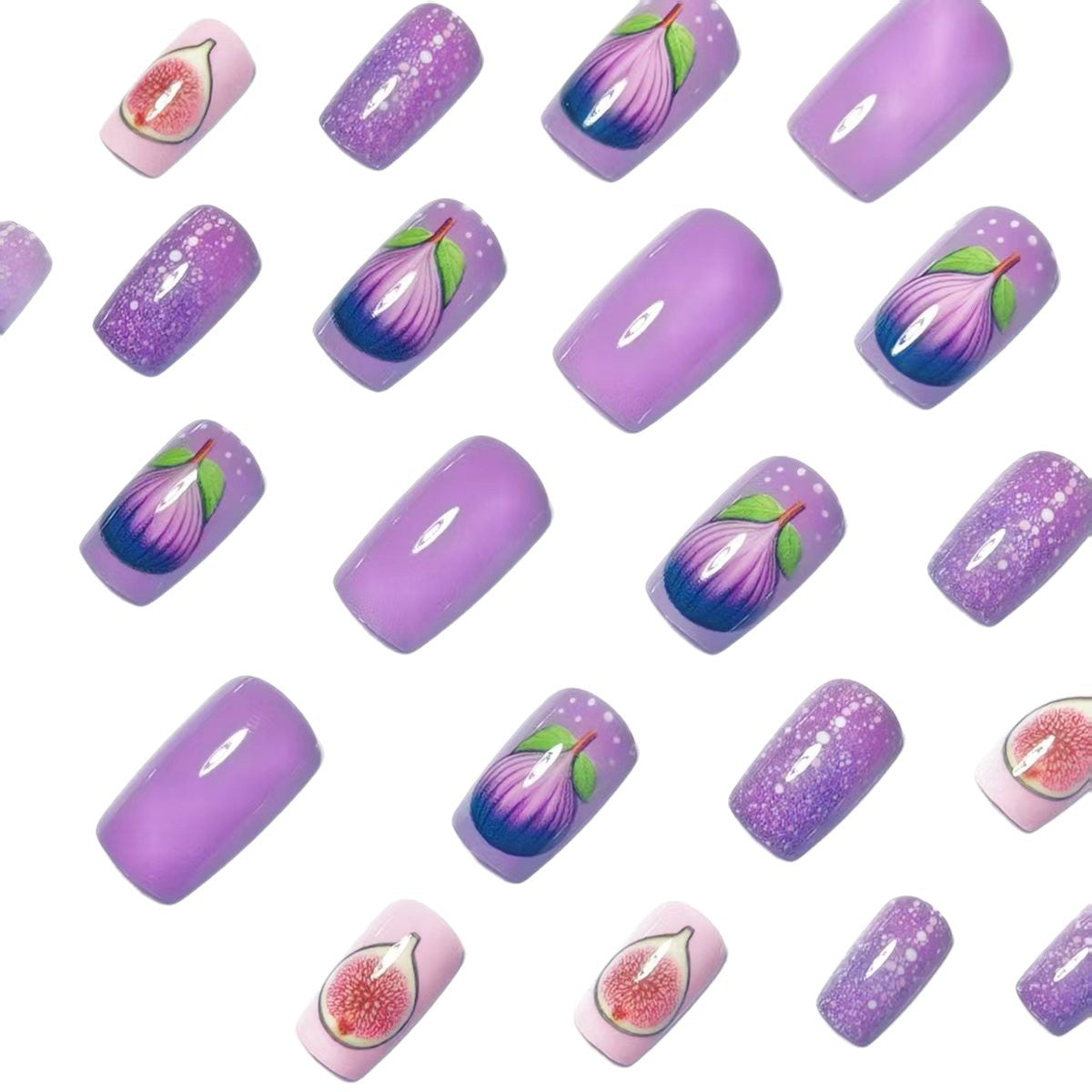 Artistic Fruit-Inspired Nail Art Acalora