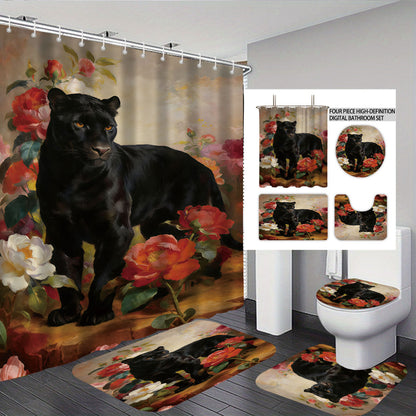 Autumn Leaves Digital Bathroom Set