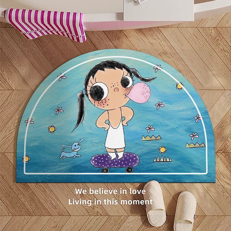 Cartoon-Themed Area Bath Mat