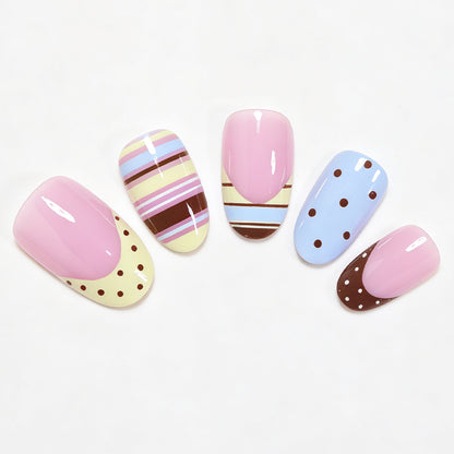 Artistic Stiletto Nail Design Acalora