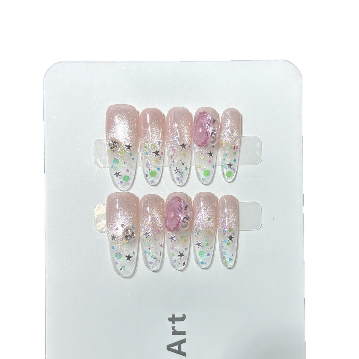 Decorative Press-On Nail Art Set Acalora