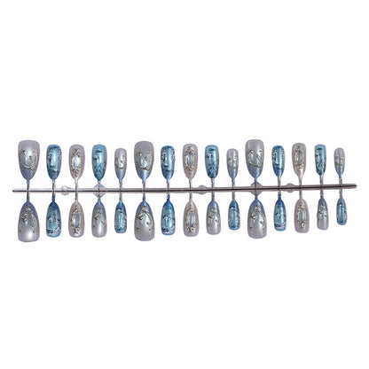 Glamorous Decorative Press-On Nail Set Acalora