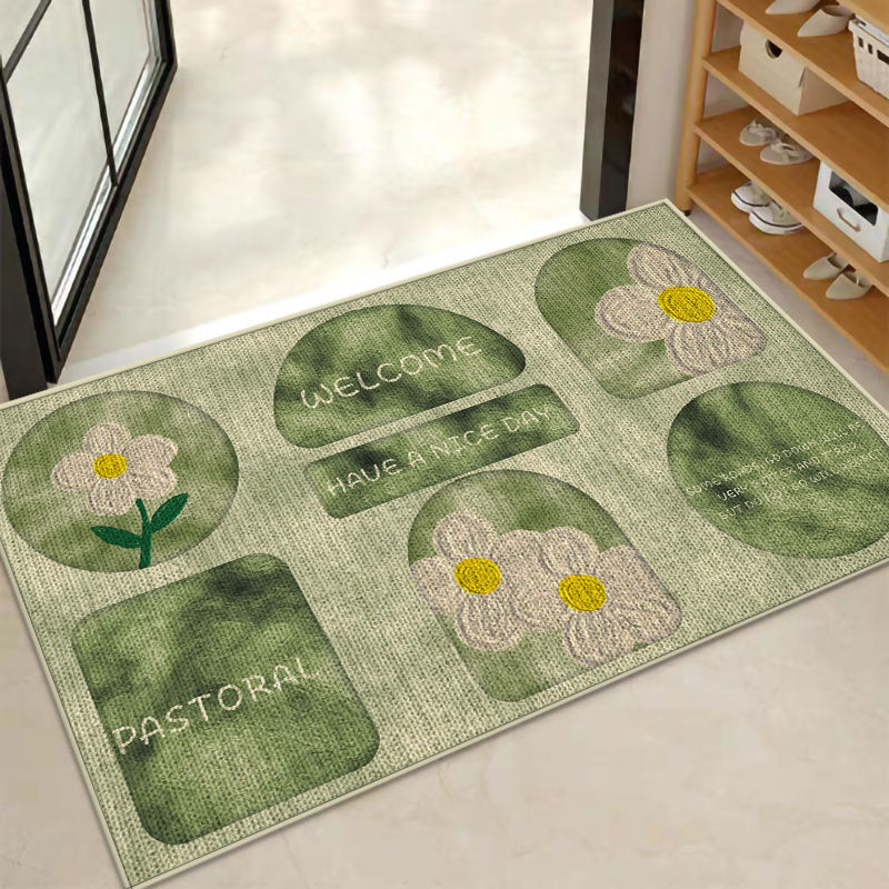 Decorative Star-patterned Bath Mat
