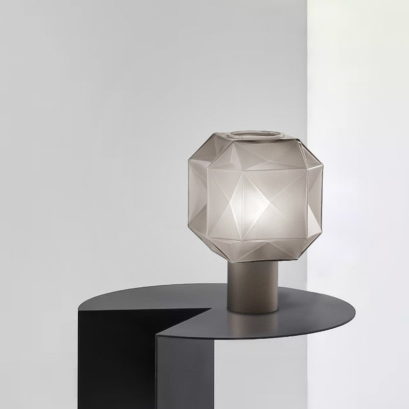 Geometric Modern Table Lamp with Angular Design