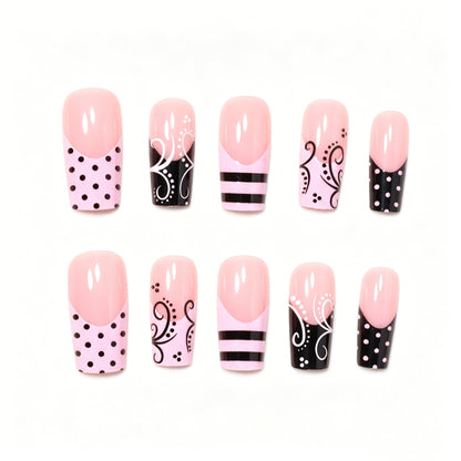 Decorative Artistic Stiletto Press-On Nails Acalora