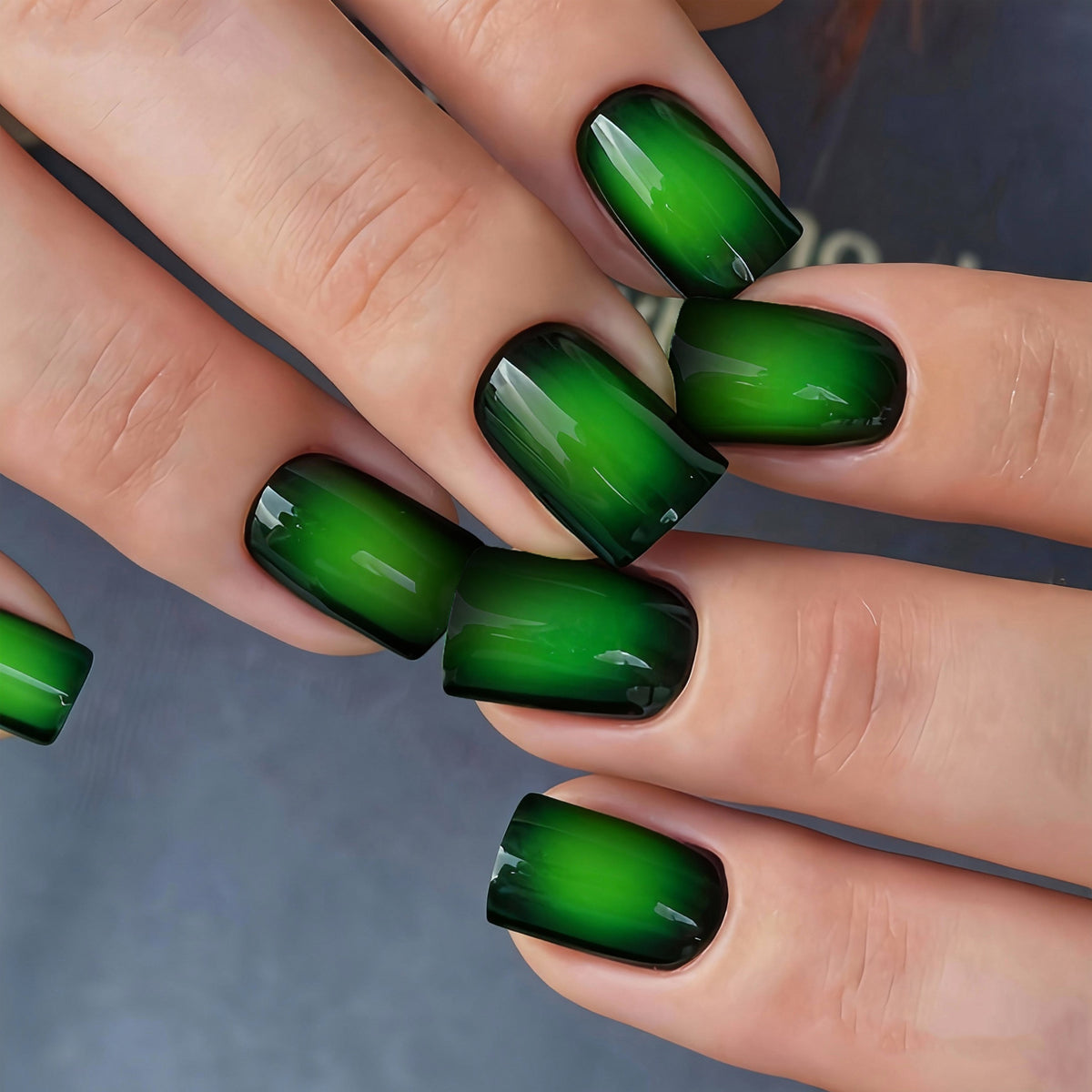 Ombre Stiletto Press-On Nail Art Acalora