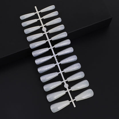 Nail art set with glitter and elegant transitions Acalora