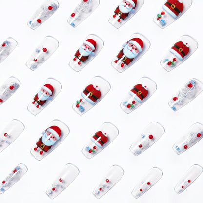 Christmas-Themed 3D Nail Art Acalora