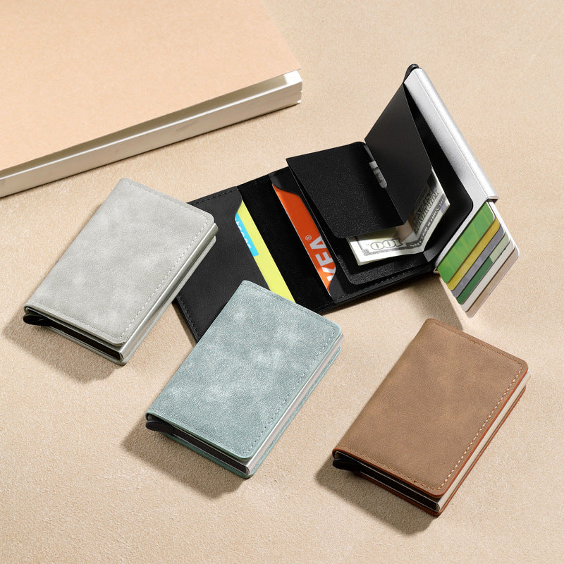 Premium Leather Business Card Holder Acalora