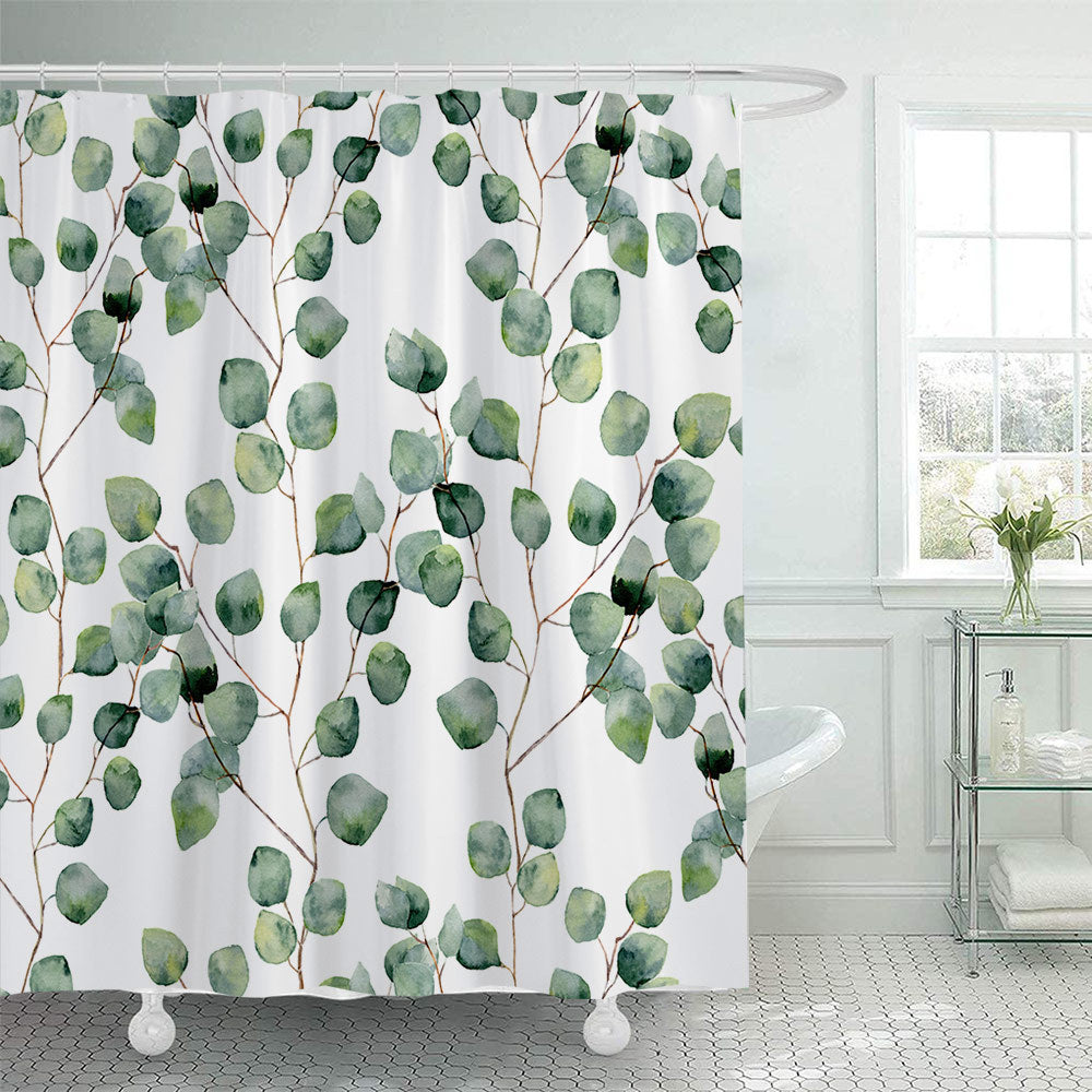 Tropical Botanical Shower Curtain