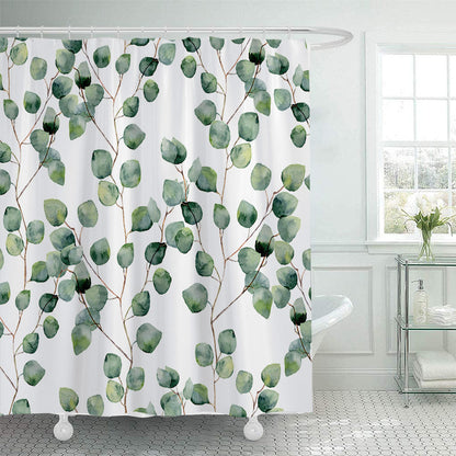 Tropical Botanical Shower Curtain