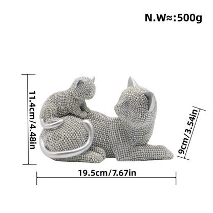 Decorative Cat Figurine Acalora