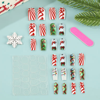 Creative Christmas Art Nails Set Acalora