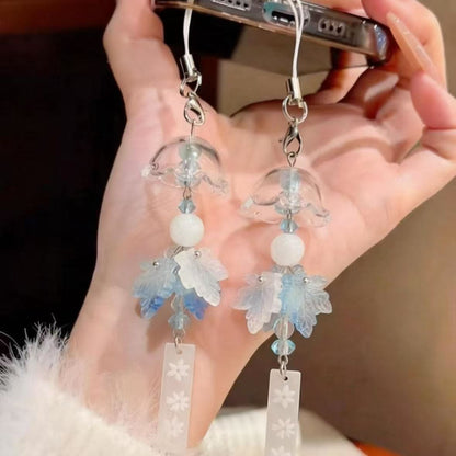 Decorative Floral Charm Keychain Acalora