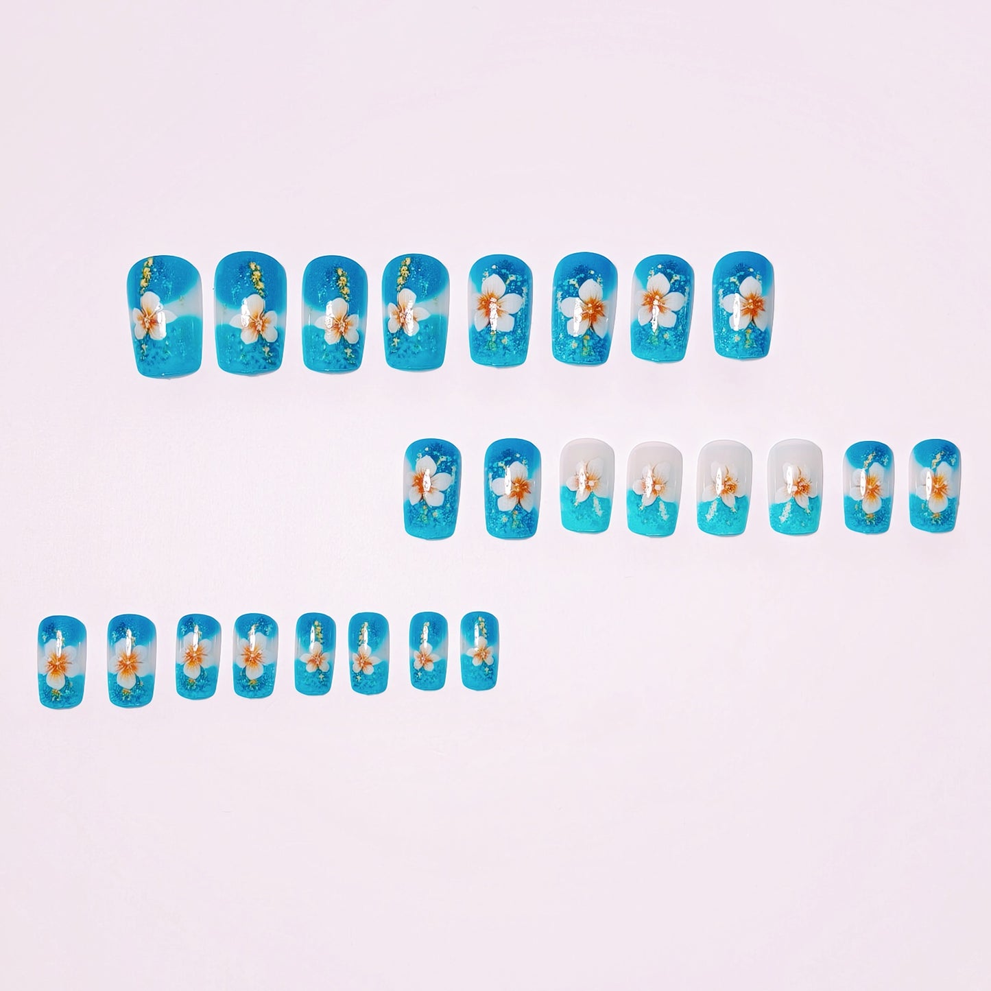 Floral 3D Nail Art Acalora