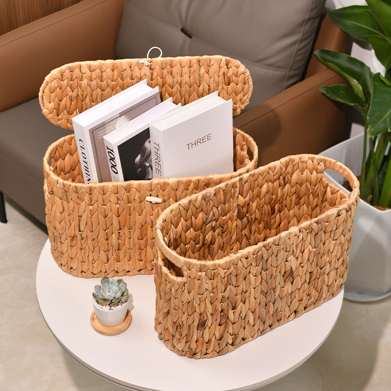 Handcrafted Woven Storage Container Acalora