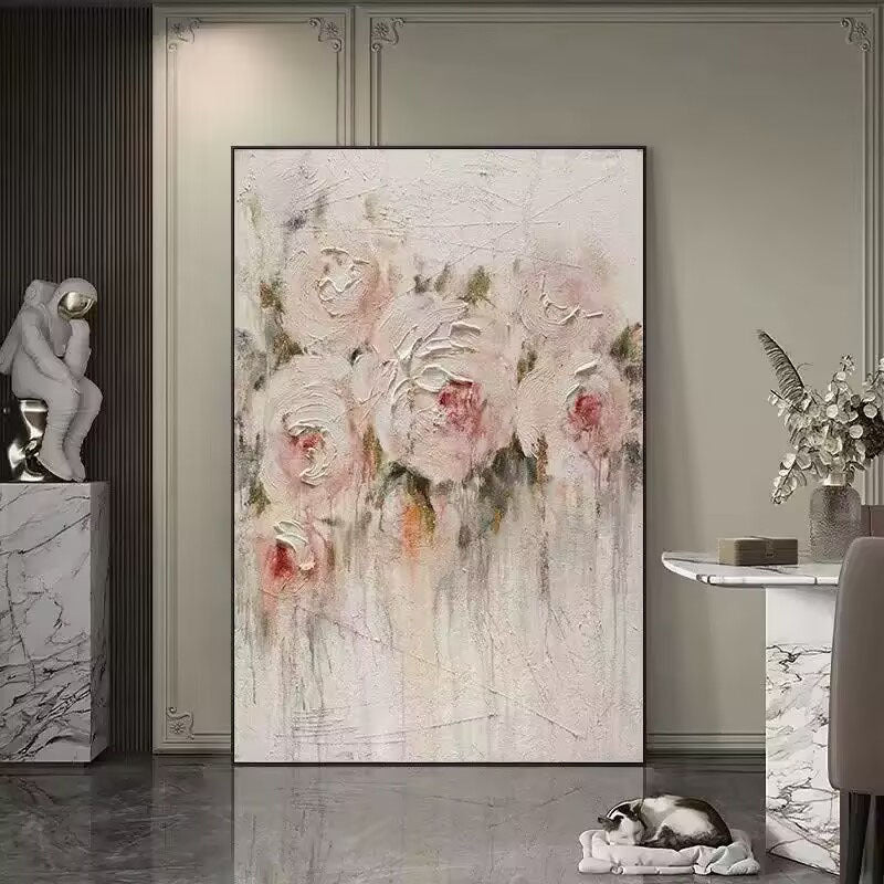 Floral Textured Wall Art