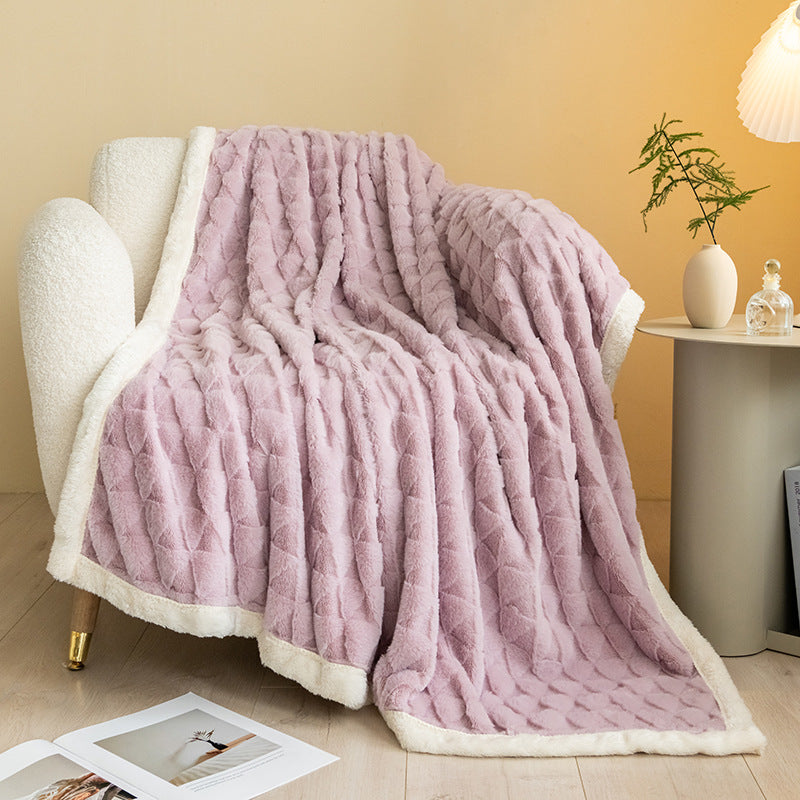 Unisex Plush Throw Blanket