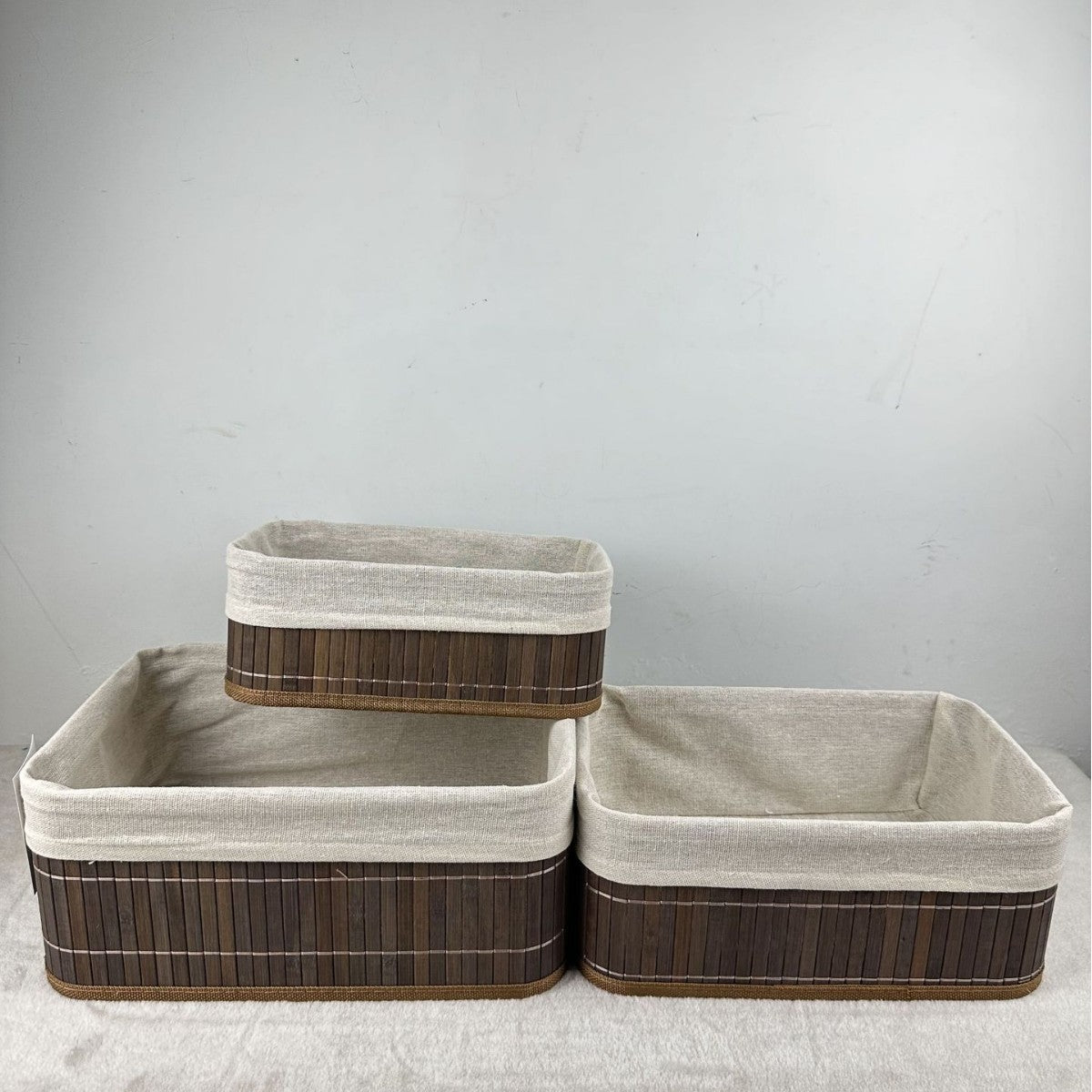 Multifunctional Storage Box Made of Bamboo Acalora