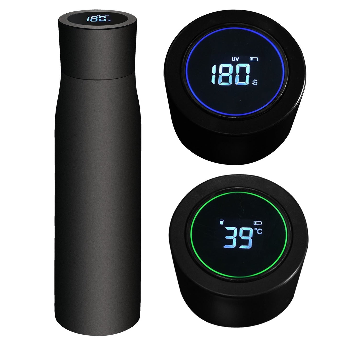 Skanto | Aquyn UV Light Water Bottle – Smart Water Bottle with UV Sterilization for Pure Drinking Water