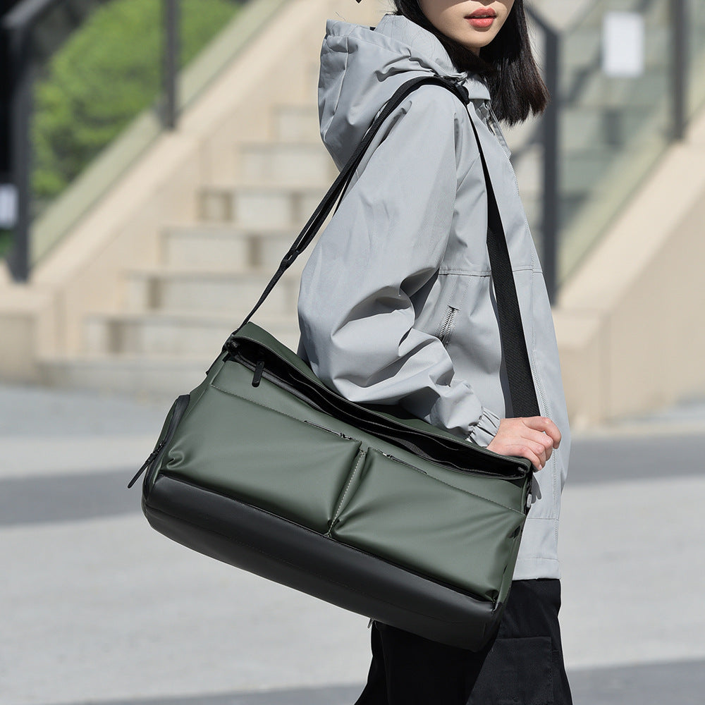 Versatile Multi-Pocket Messenger Bag Acalora