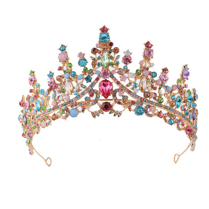 Ladies' Rhinestone Tiara with sparkling gemstone wreath