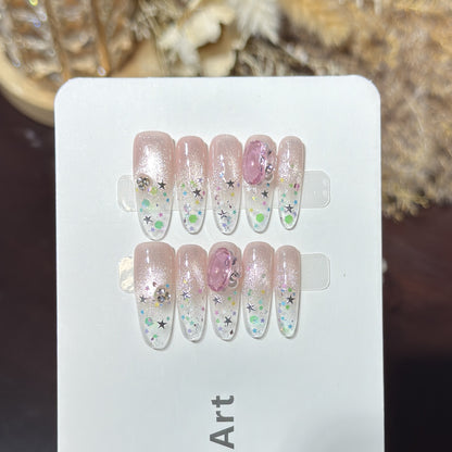 Decorative Press-On Nail Art Set Acalora
