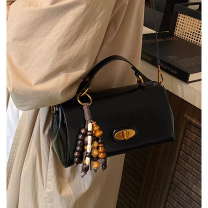 Vintage-Inspired Structured Satchel Acalora