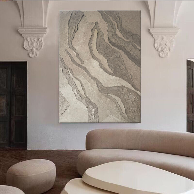 Contemporary Textured Abstract Wall Decor