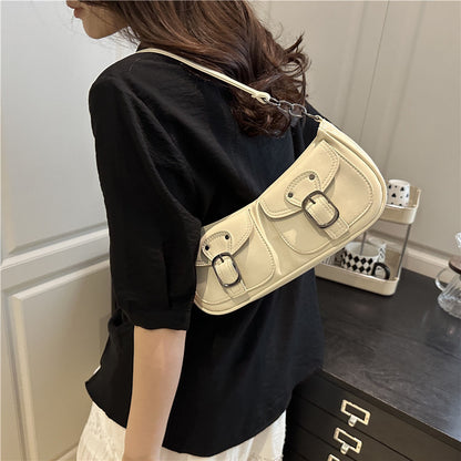 Stylish Dual Pocket Shoulder Bag Acalora