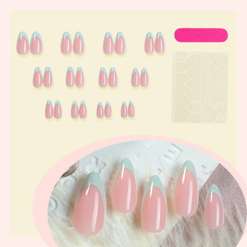 Elegant Press-On Nail Set with Soft Gel Finish Acalora